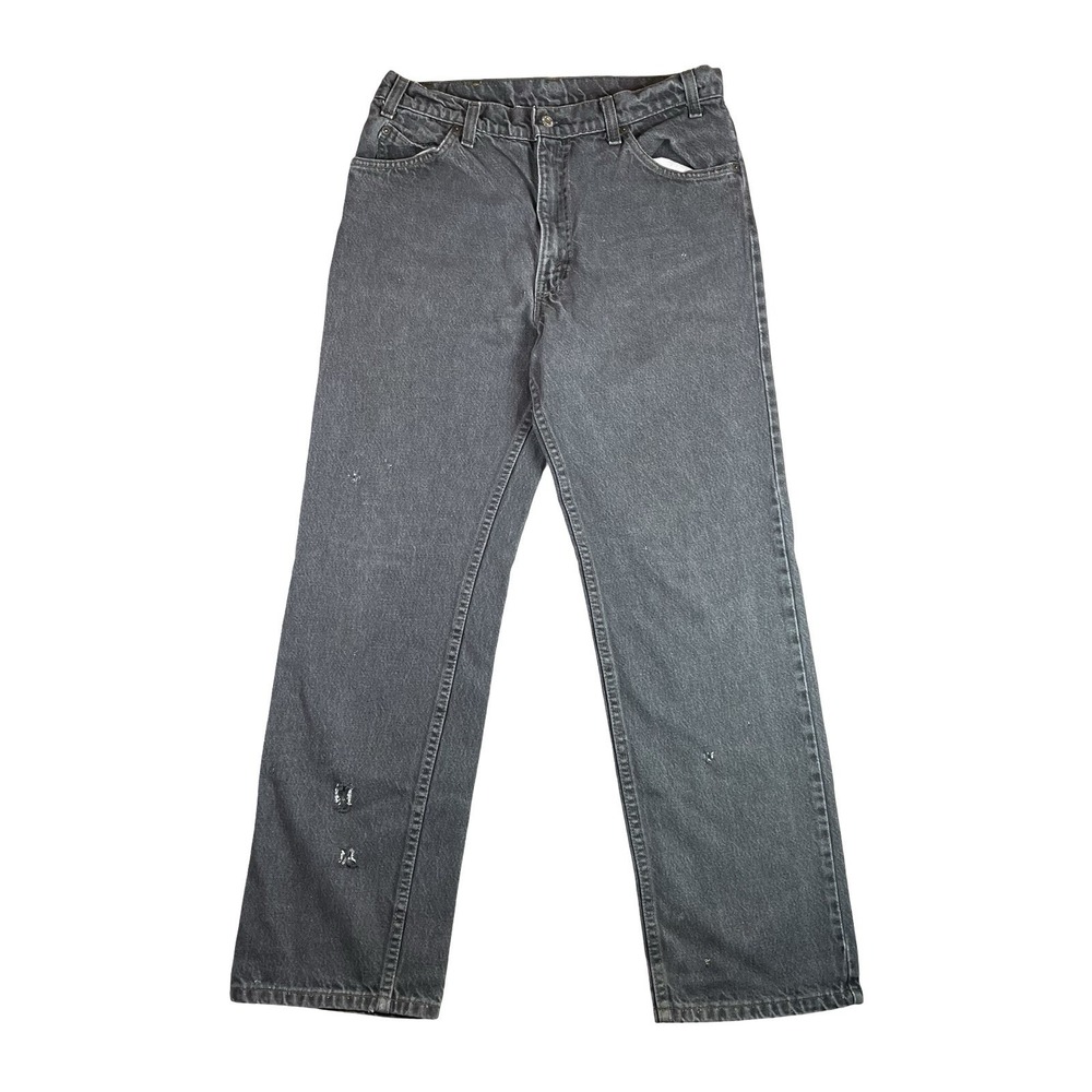 Levi's 557 Jeans Men's Vintage 1990 34x31 Black (Fit 32x30) Made In USA Grunge